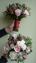 Vintage rose maids posy